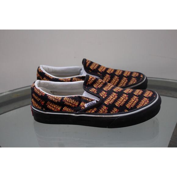 Vans x Stranger Things Netflix Slip On Limited Edition Size WIDE 4 M / 5.5W - Picture 1 of 9